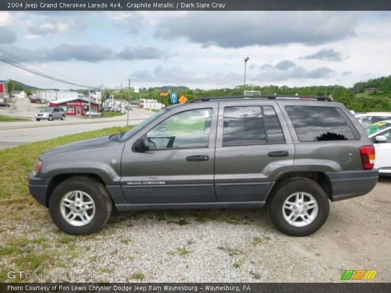 Graphite Metallic / Dark Slate Gray 2004 Jeep Grand Cherokee Laredo 4x4