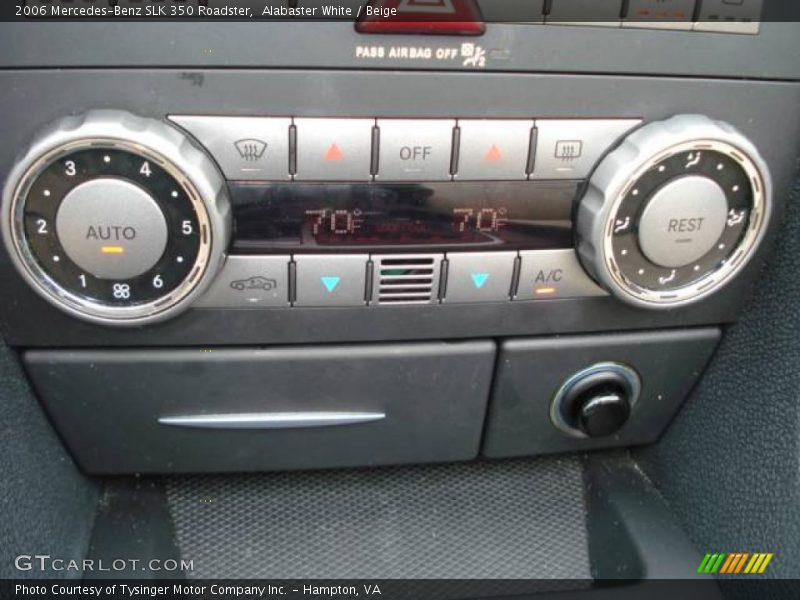 Alabaster White / Beige 2006 Mercedes-Benz SLK 350 Roadster
