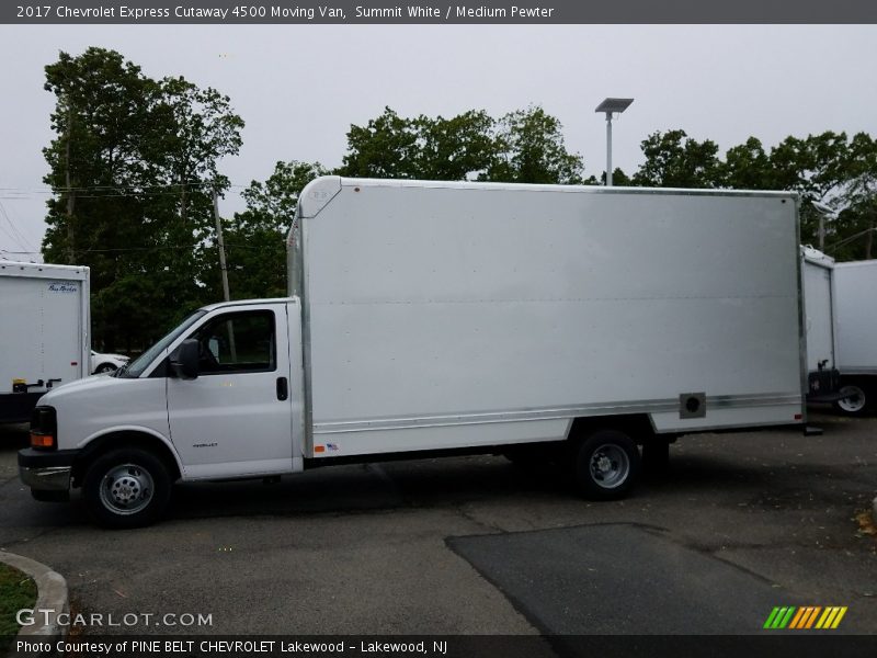 Summit White / Medium Pewter 2017 Chevrolet Express Cutaway 4500 Moving Van