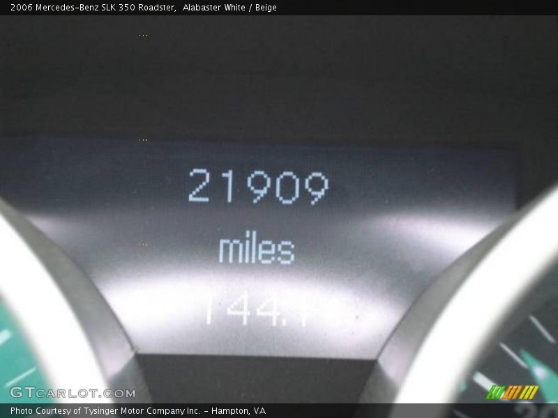 Alabaster White / Beige 2006 Mercedes-Benz SLK 350 Roadster