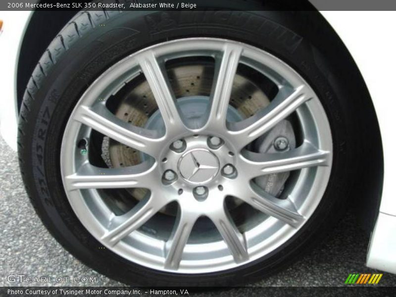 Alabaster White / Beige 2006 Mercedes-Benz SLK 350 Roadster