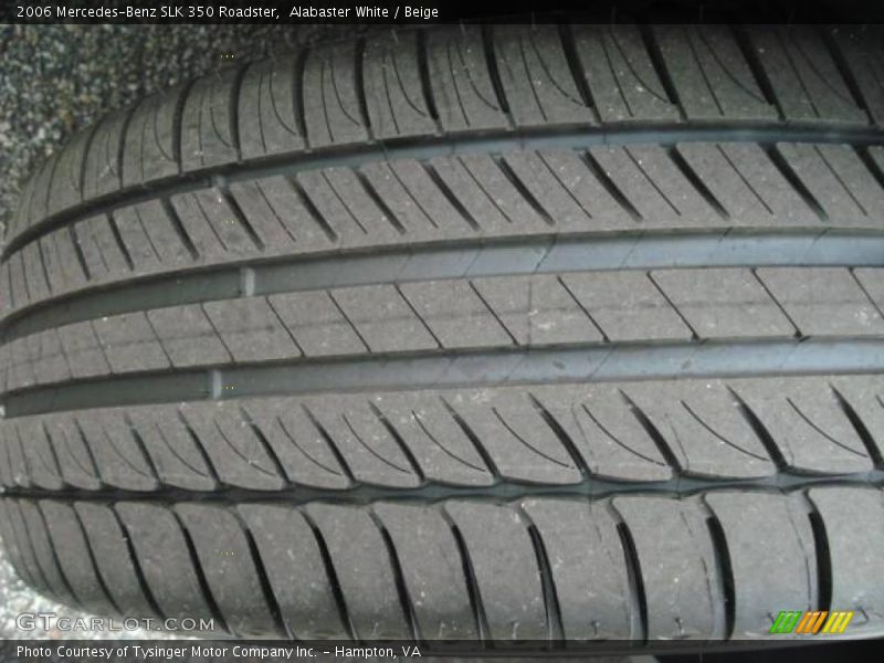 Alabaster White / Beige 2006 Mercedes-Benz SLK 350 Roadster