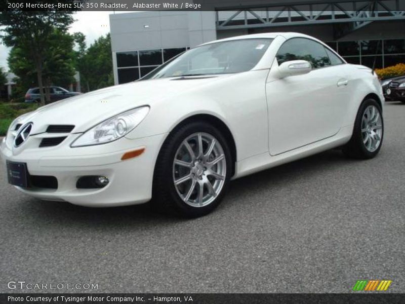 Alabaster White / Beige 2006 Mercedes-Benz SLK 350 Roadster
