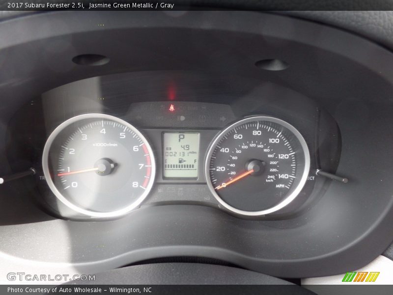 Jasmine Green Metallic / Gray 2017 Subaru Forester 2.5i