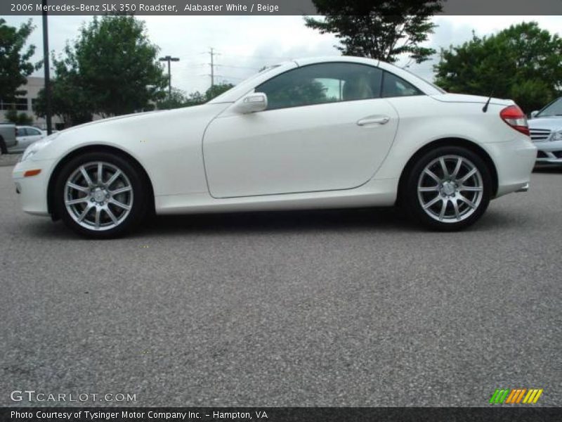 Alabaster White / Beige 2006 Mercedes-Benz SLK 350 Roadster