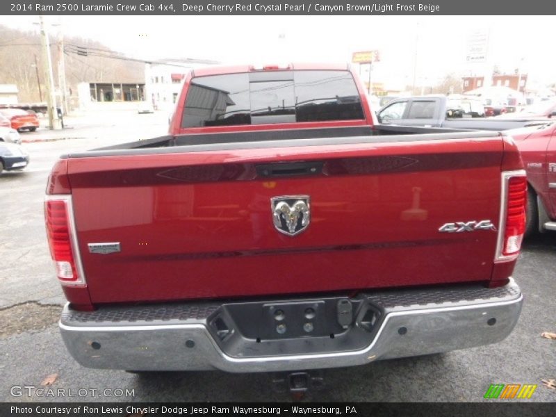 Deep Cherry Red Crystal Pearl / Canyon Brown/Light Frost Beige 2014 Ram 2500 Laramie Crew Cab 4x4