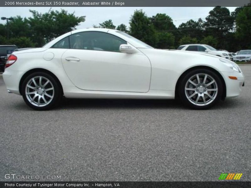 Alabaster White / Beige 2006 Mercedes-Benz SLK 350 Roadster
