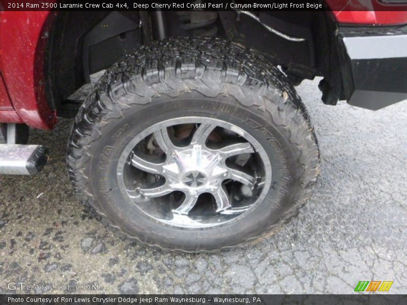Deep Cherry Red Crystal Pearl / Canyon Brown/Light Frost Beige 2014 Ram 2500 Laramie Crew Cab 4x4