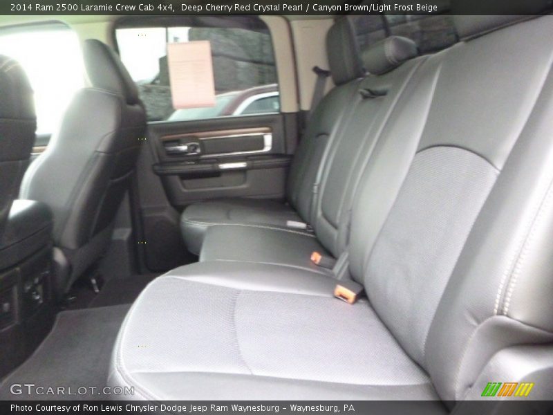 Deep Cherry Red Crystal Pearl / Canyon Brown/Light Frost Beige 2014 Ram 2500 Laramie Crew Cab 4x4