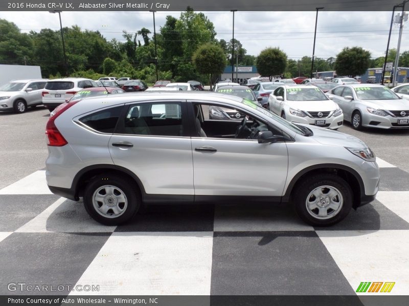 Alabaster Silver Metallic / Gray 2016 Honda CR-V LX