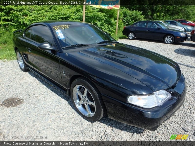 Black / Dark Charcoal 1997 Ford Mustang SVT Cobra Coupe