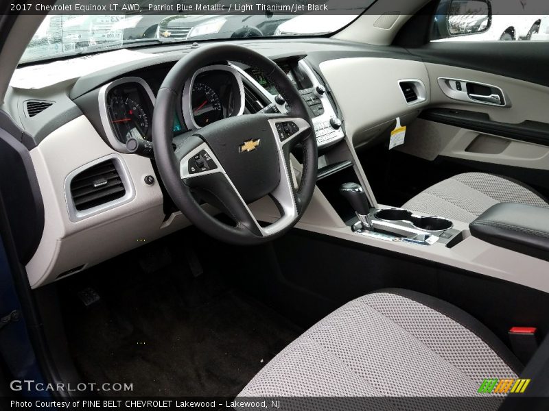 Patriot Blue Metallic / Light Titanium/Jet Black 2017 Chevrolet Equinox LT AWD