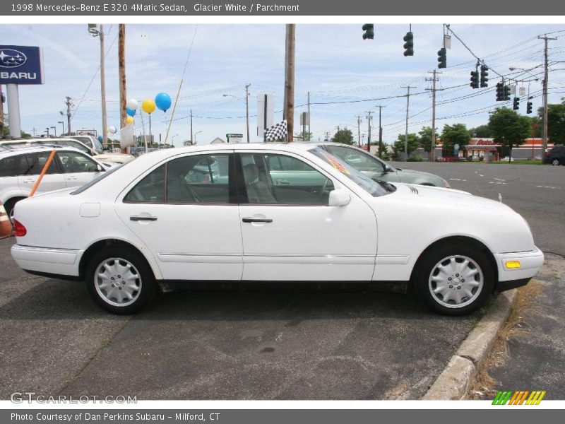 Glacier White / Parchment 1998 Mercedes-Benz E 320 4Matic Sedan