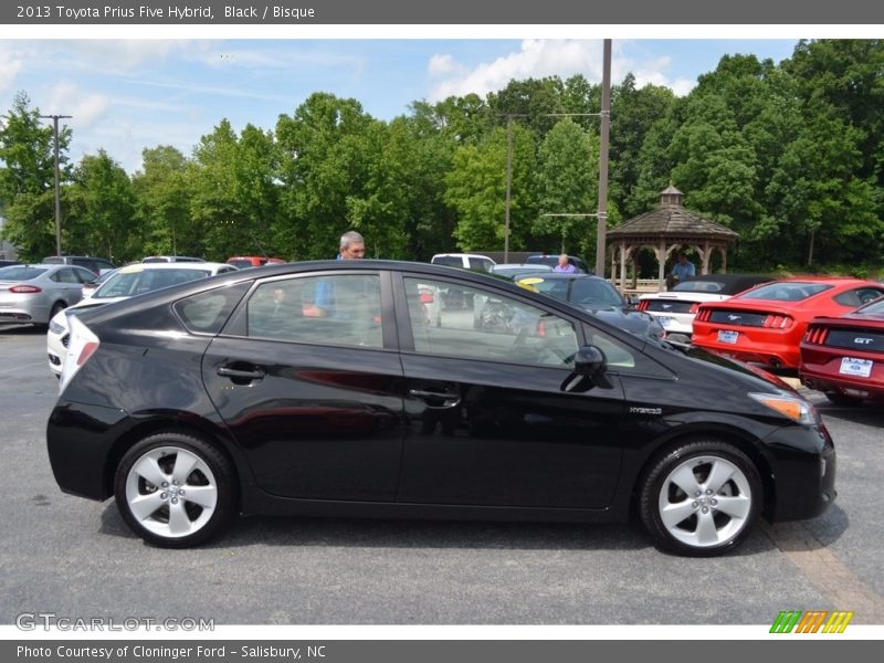 Black / Bisque 2013 Toyota Prius Five Hybrid