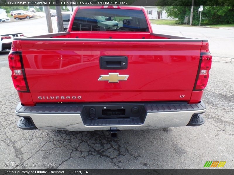 Red Hot / Jet Black 2017 Chevrolet Silverado 1500 LT Double Cab 4x4