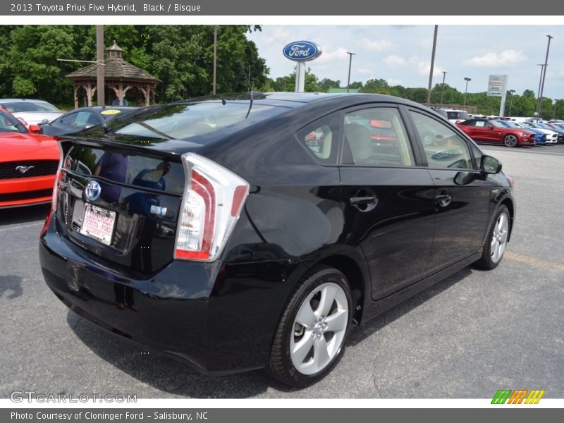 Black / Bisque 2013 Toyota Prius Five Hybrid