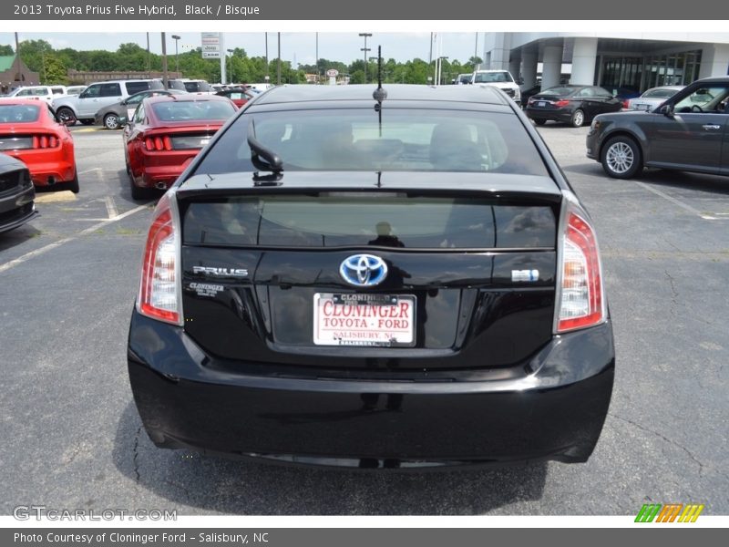 Black / Bisque 2013 Toyota Prius Five Hybrid