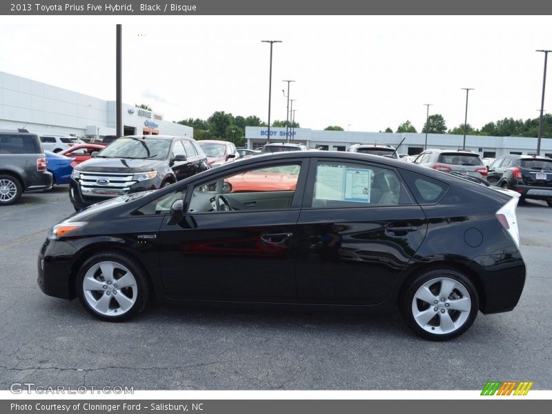Black / Bisque 2013 Toyota Prius Five Hybrid