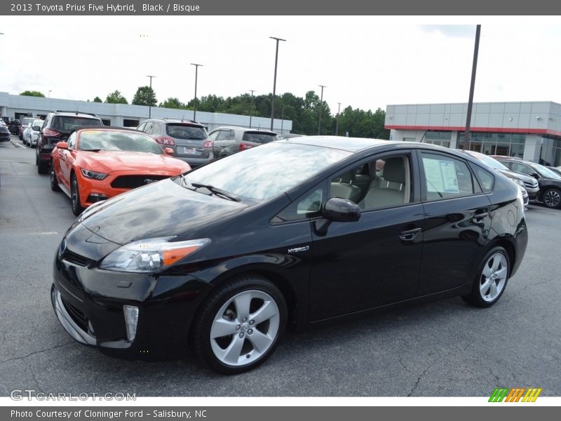 Black / Bisque 2013 Toyota Prius Five Hybrid