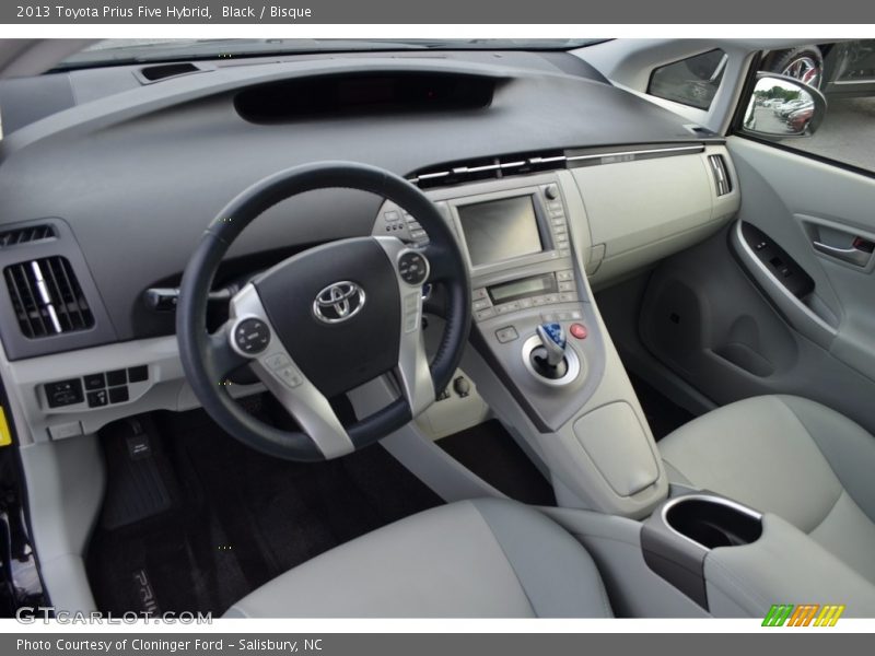 Black / Bisque 2013 Toyota Prius Five Hybrid