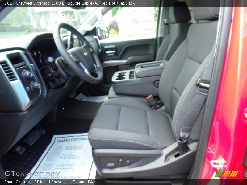 Red Hot / Jet Black 2017 Chevrolet Silverado 1500 LT Double Cab 4x4