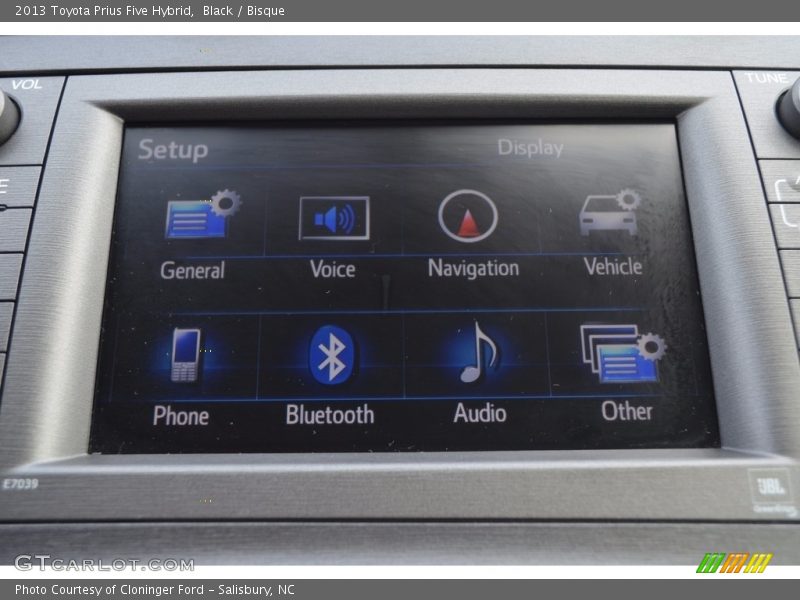 Black / Bisque 2013 Toyota Prius Five Hybrid
