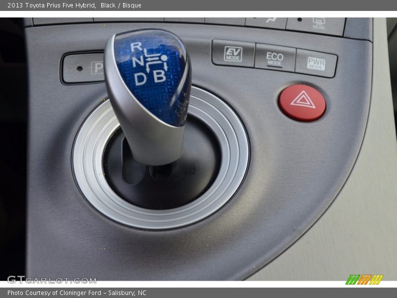 Black / Bisque 2013 Toyota Prius Five Hybrid