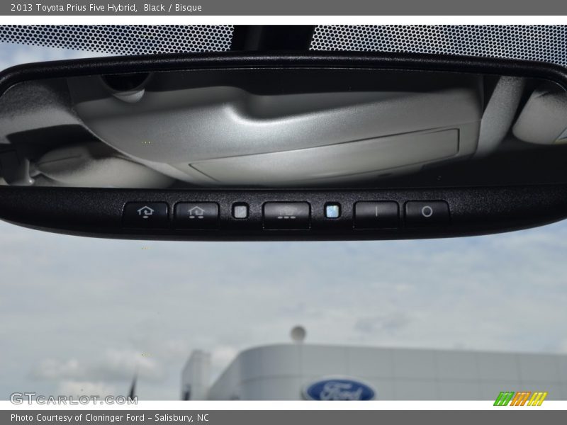 Black / Bisque 2013 Toyota Prius Five Hybrid
