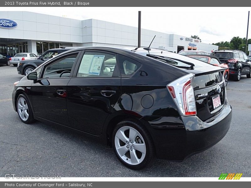 Black / Bisque 2013 Toyota Prius Five Hybrid
