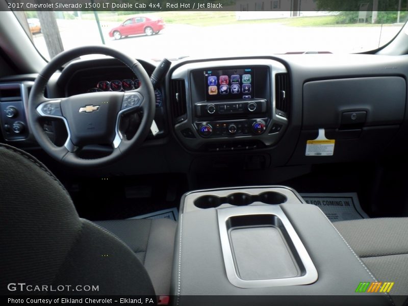 Red Hot / Jet Black 2017 Chevrolet Silverado 1500 LT Double Cab 4x4