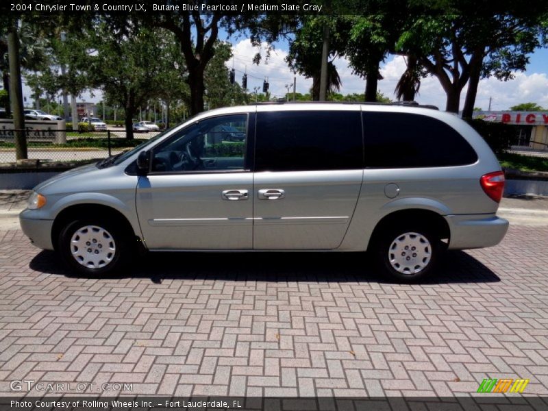 Butane Blue Pearlcoat / Medium Slate Gray 2004 Chrysler Town & Country LX