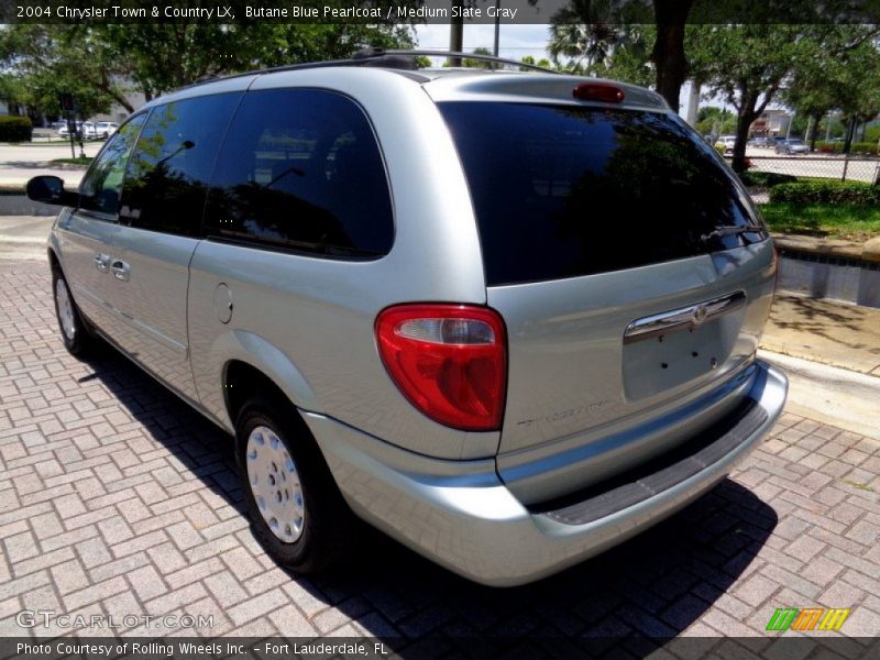 Butane Blue Pearlcoat / Medium Slate Gray 2004 Chrysler Town & Country LX