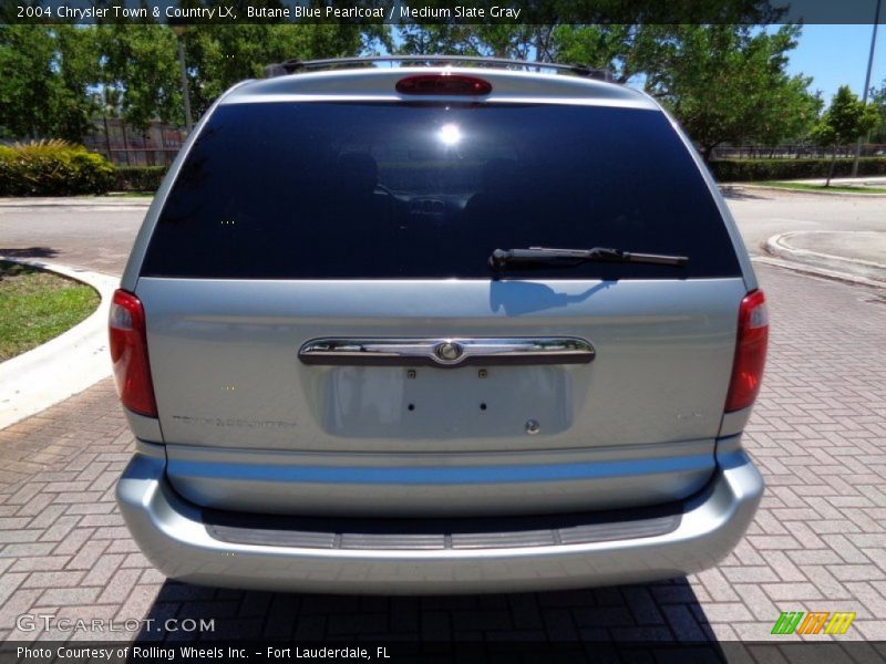Butane Blue Pearlcoat / Medium Slate Gray 2004 Chrysler Town & Country LX