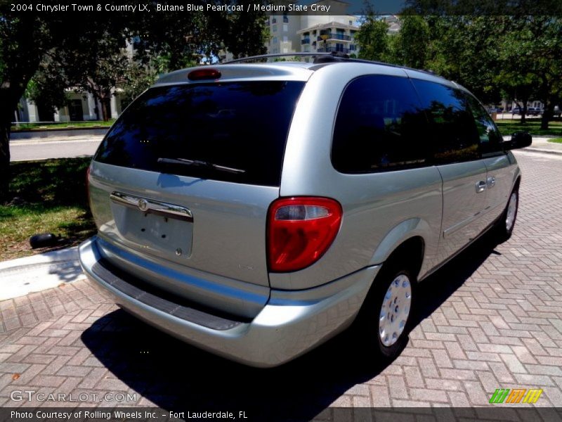 Butane Blue Pearlcoat / Medium Slate Gray 2004 Chrysler Town & Country LX