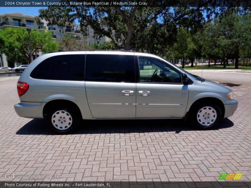 Butane Blue Pearlcoat / Medium Slate Gray 2004 Chrysler Town & Country LX