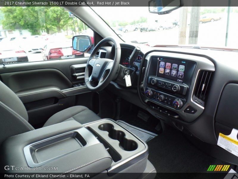 Red Hot / Jet Black 2017 Chevrolet Silverado 1500 LT Double Cab 4x4