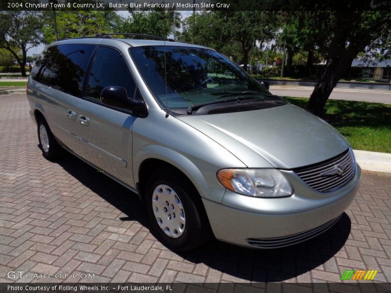 Butane Blue Pearlcoat / Medium Slate Gray 2004 Chrysler Town & Country LX