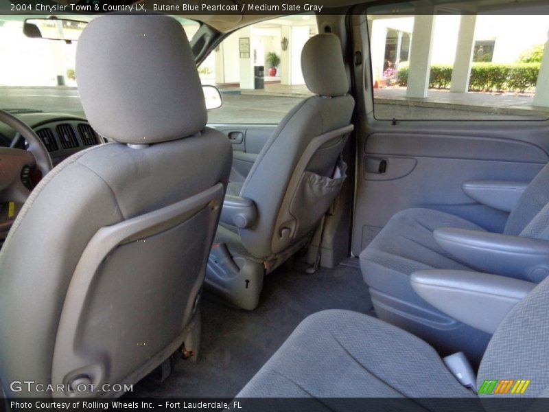 Butane Blue Pearlcoat / Medium Slate Gray 2004 Chrysler Town & Country LX