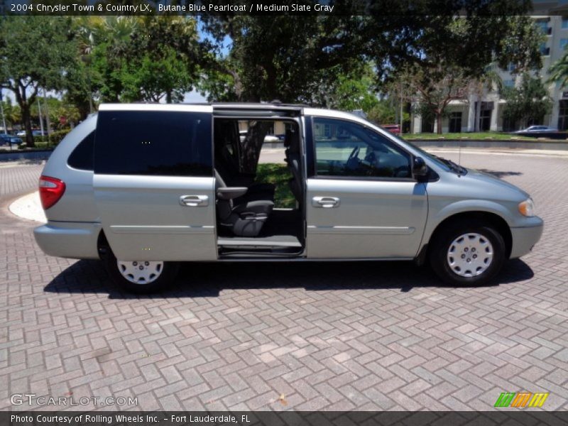 Butane Blue Pearlcoat / Medium Slate Gray 2004 Chrysler Town & Country LX