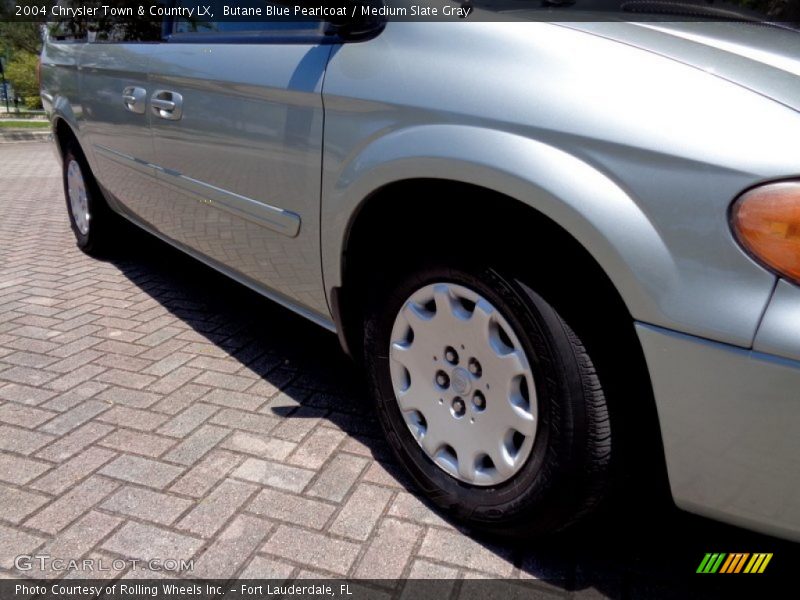 Butane Blue Pearlcoat / Medium Slate Gray 2004 Chrysler Town & Country LX