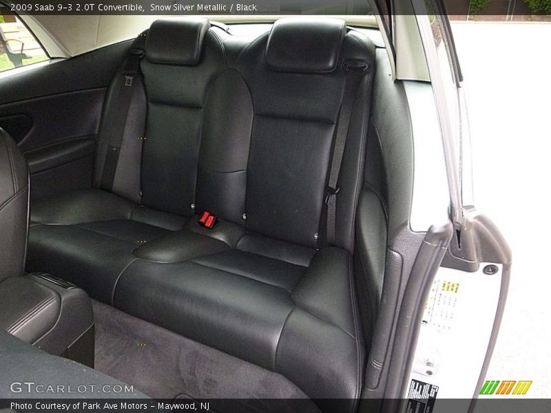Rear Seat of 2009 9-3 2.0T Convertible