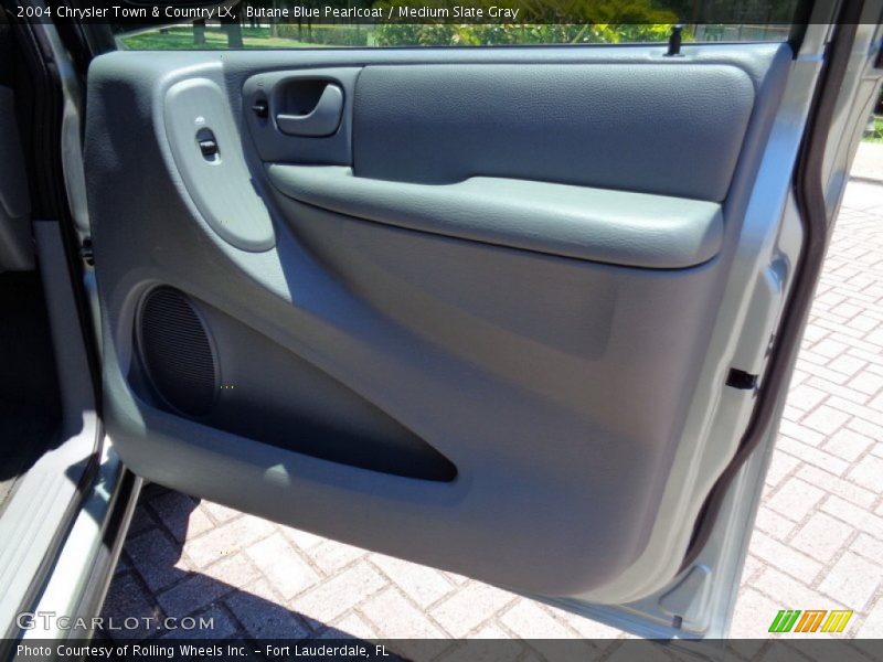 Butane Blue Pearlcoat / Medium Slate Gray 2004 Chrysler Town & Country LX