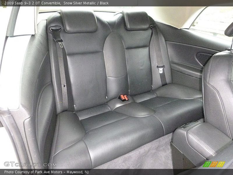 Rear Seat of 2009 9-3 2.0T Convertible