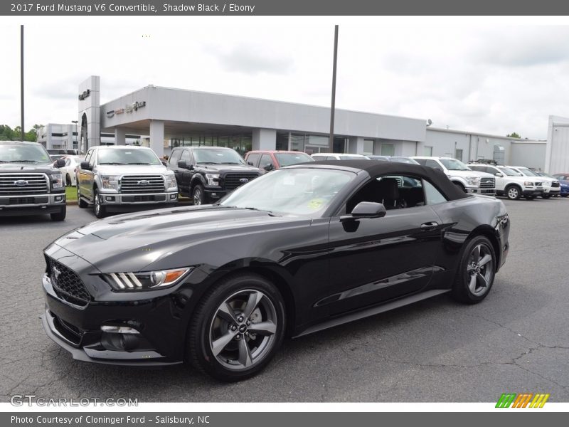 Shadow Black / Ebony 2017 Ford Mustang V6 Convertible