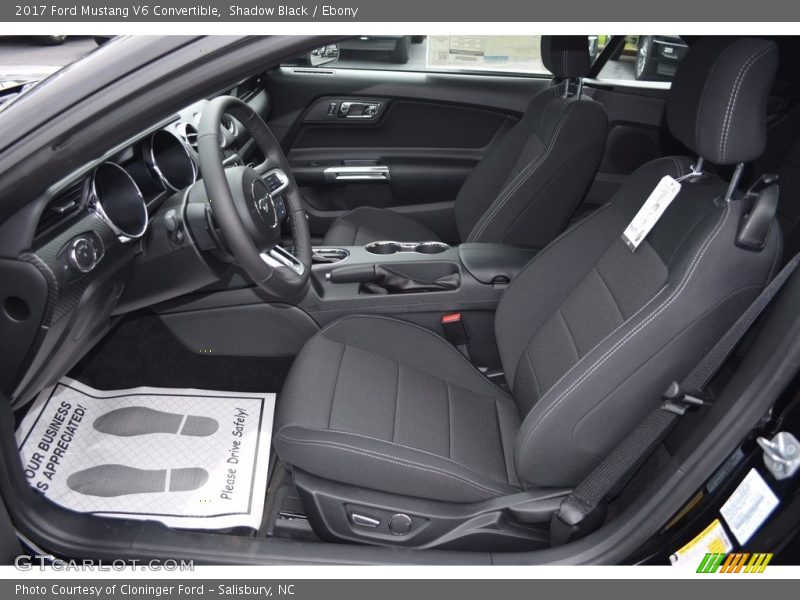 Shadow Black / Ebony 2017 Ford Mustang V6 Convertible