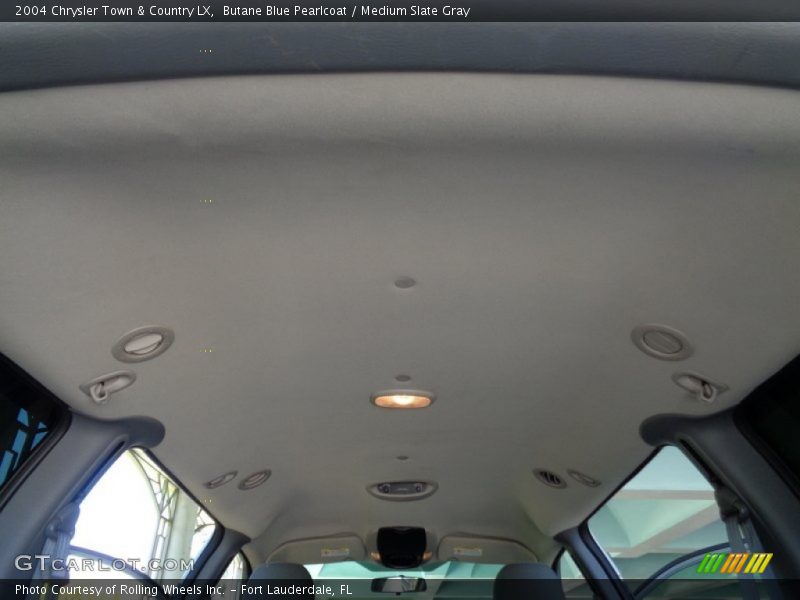 Butane Blue Pearlcoat / Medium Slate Gray 2004 Chrysler Town & Country LX