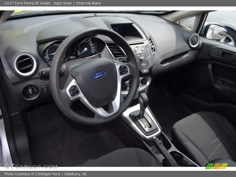Front Seat of 2017 Fiesta SE Sedan
