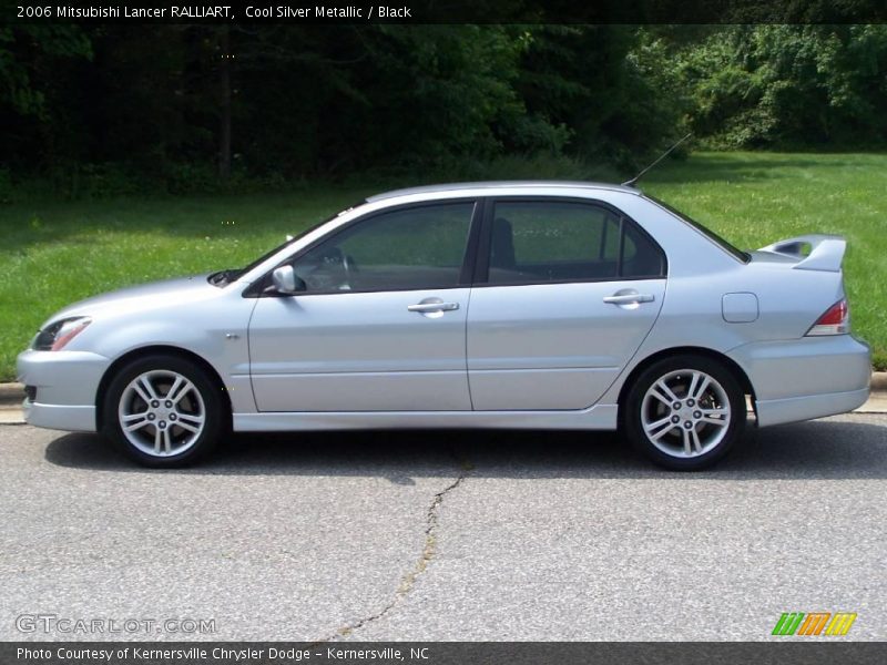 Cool Silver Metallic / Black 2006 Mitsubishi Lancer RALLIART