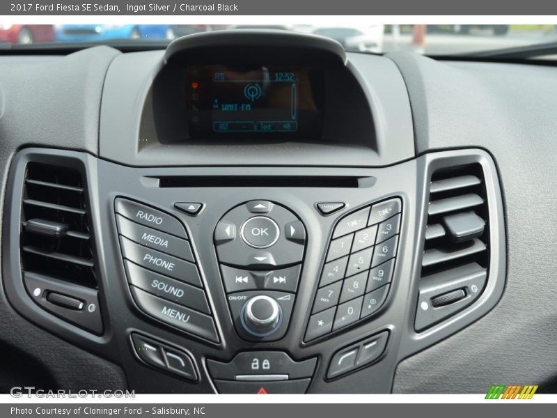 Controls of 2017 Fiesta SE Sedan