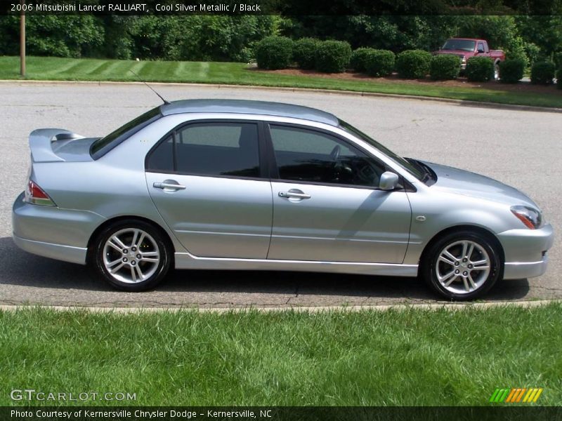 Cool Silver Metallic / Black 2006 Mitsubishi Lancer RALLIART
